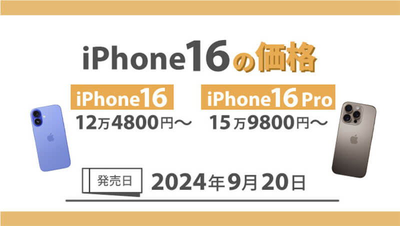 iPhone16 価格 発売日 